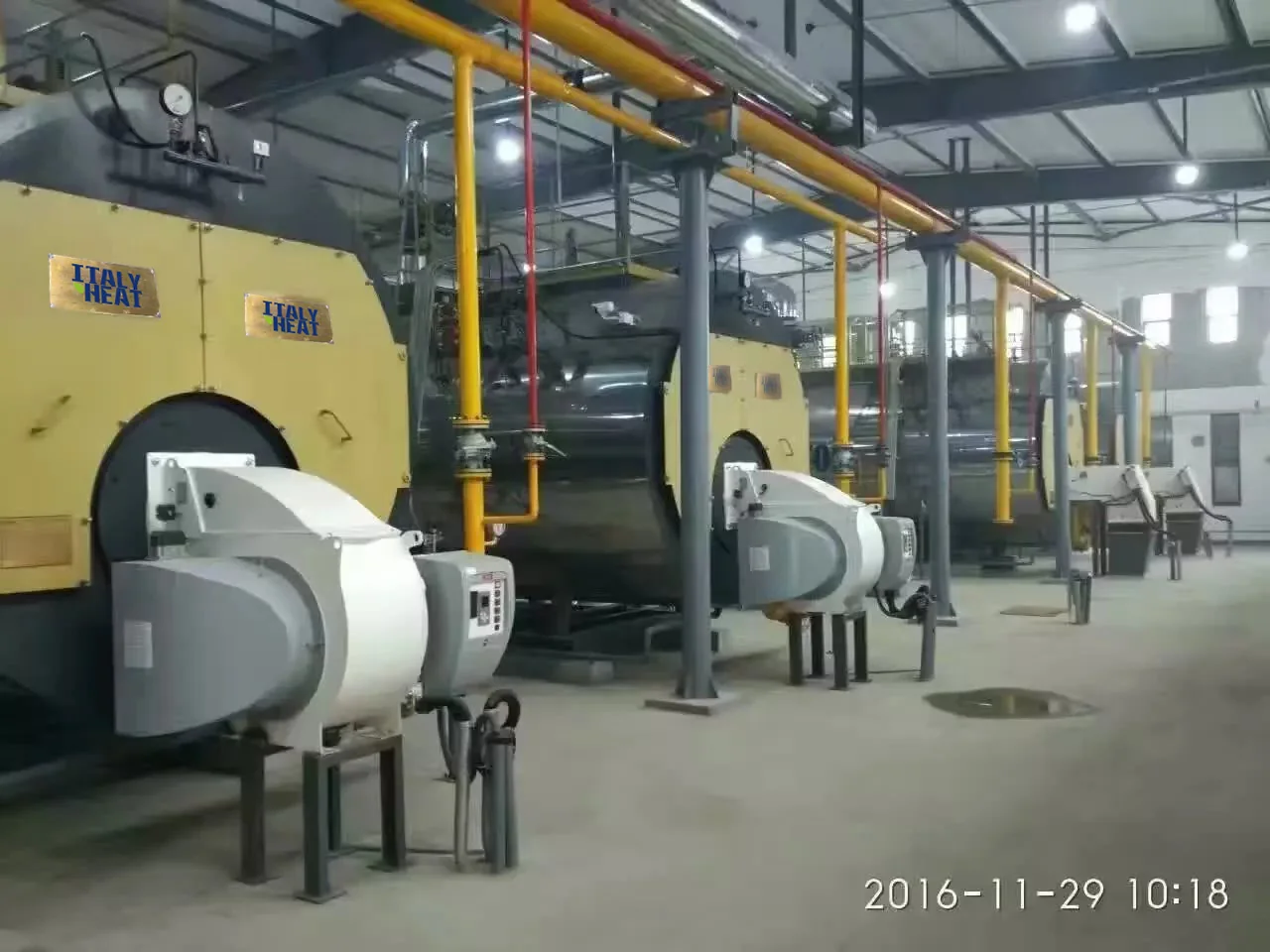Instalación de dos calderas
